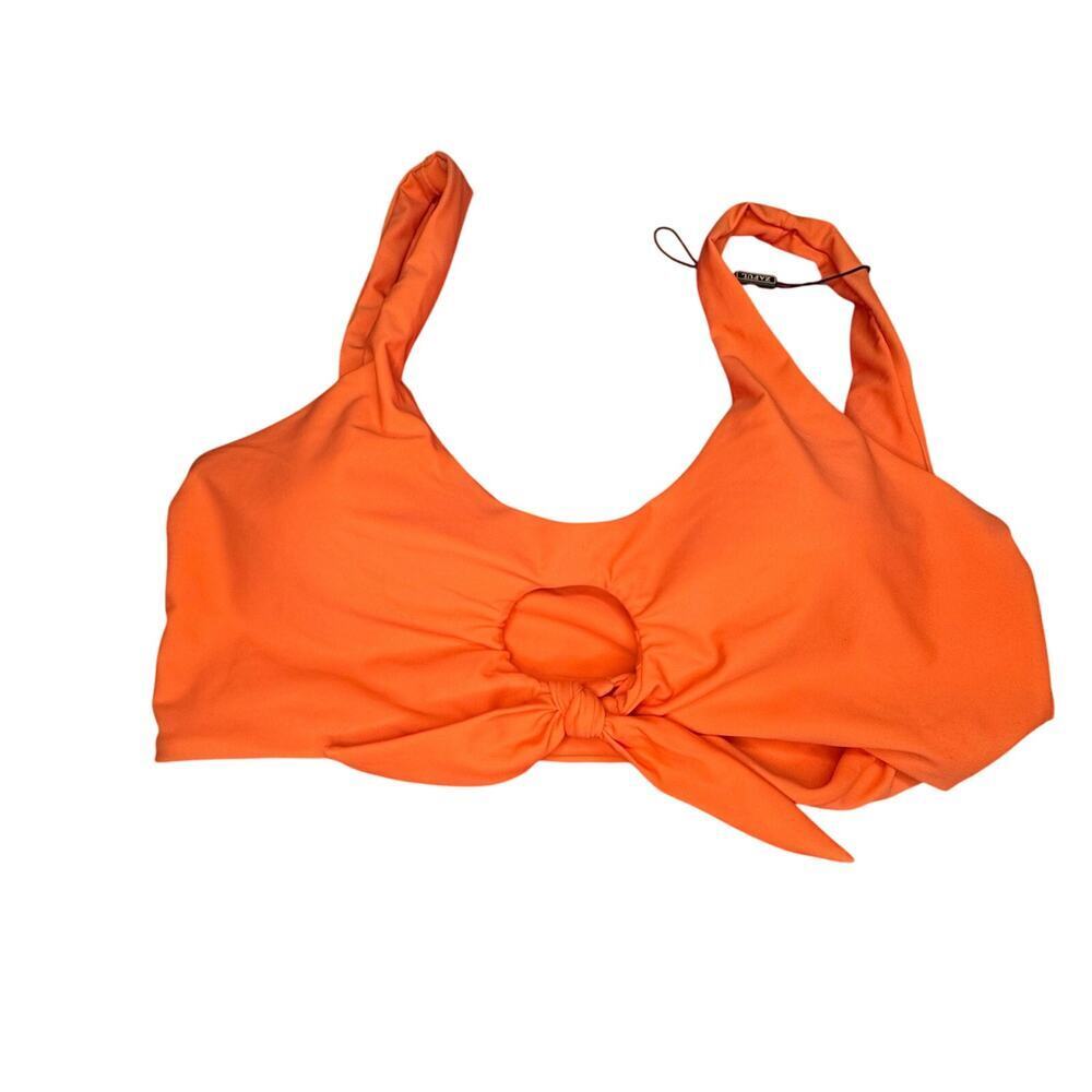 Zaful Peach bikini top with keyhole NWOT Size Large